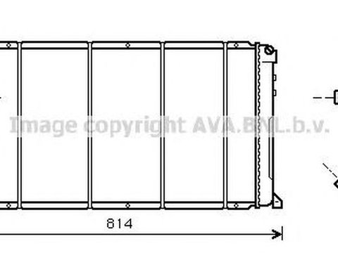 Radiator apa NISSAN INTERSTAR bus X70 AVA RT2263