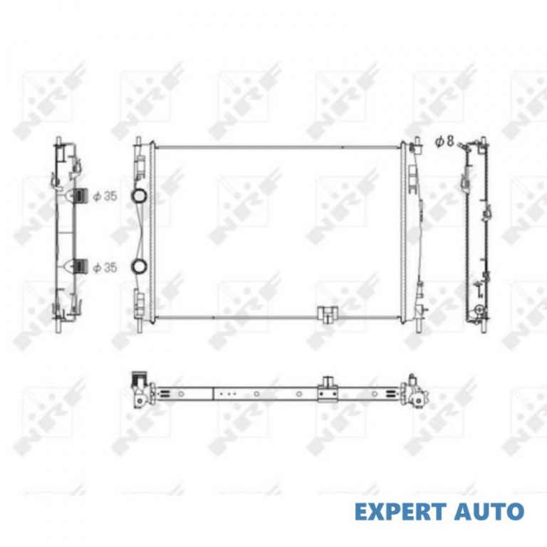 Radiator apa Nissan Qashqai (2007->)[J10,NJ10,J