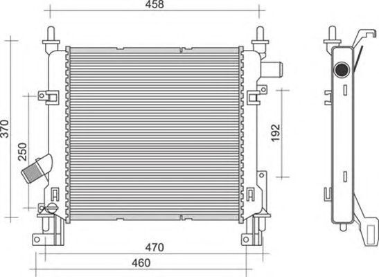 Radiator apa OPEL ANTARA MAGNETI MARELLI 350213924000