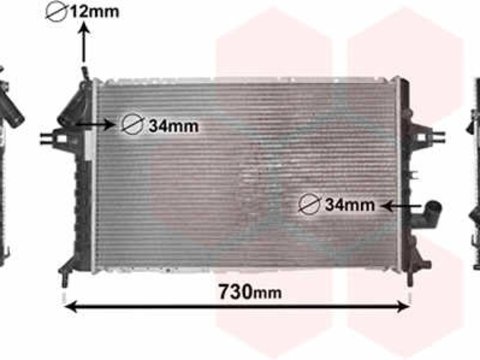 Radiator apa Opel Astra G 1.7 cdti, VAN WEZEL 37002294, MA