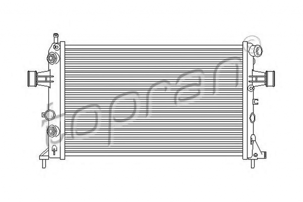 Radiator apa OPEL ASTRA G Cabriolet F67 TOPRAN 206972