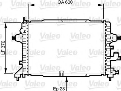 Radiator apa OPEL ASTRA H Van (L70) (2004 - 2016) VALEO 734380