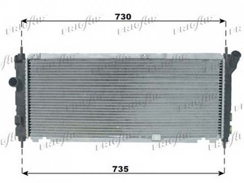 RADIATOR APA OPEL TIGRA 1994->2004 Radiator apa pentru 1 2 - 1 4 cu aer conditionat 68x27 5 PIESA NOUA ANI 1994 1995 1996 1997 1998 1999 2000 2001 2002 2003 2004