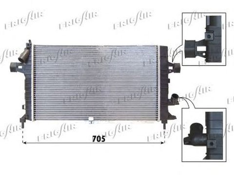 Radiator apa OPEL ZAFIRA B A05 FRIGAIR 01073088