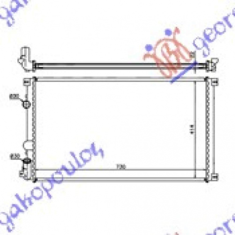 Radiator apa pentru NISSAN INTERSTAR 2002 , 9161437