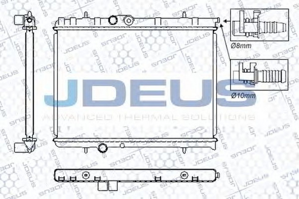 Radiator apa PEUGEOT 307 CC 3B JDEUS RA0210310