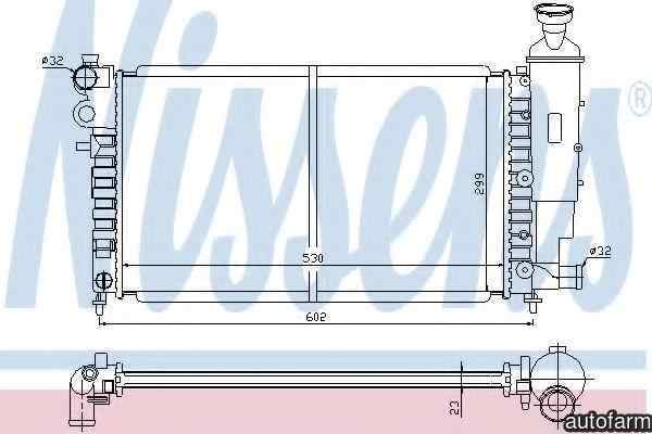 Radiator apa racire motor CITROËN SAXO (S0, S1) N