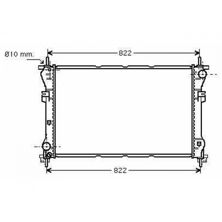 Radiator apa racire motor FORD TRANSIT Tourneo BUS 2000->2020 pentru 2-92 KW