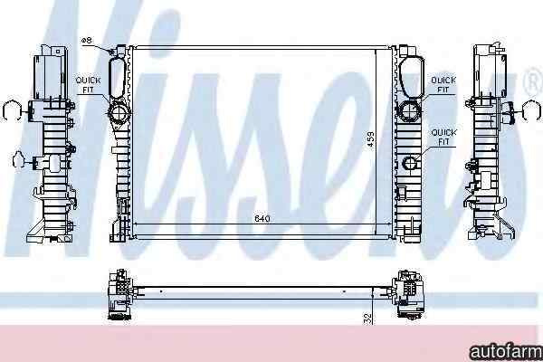 Radiator apa racire motor MERCEDES-BENZ CLS (C219)