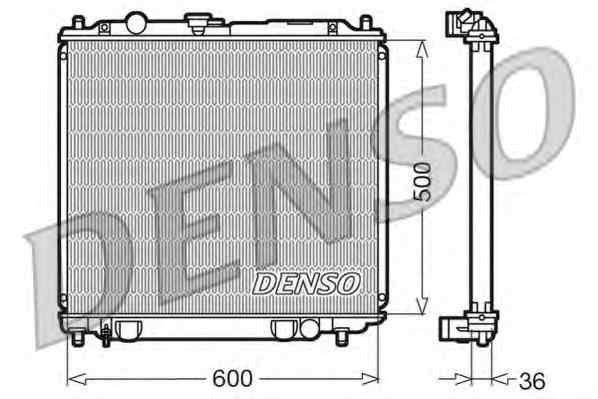 Radiator apa racire motor MITSUBISHI PAJERO CLASSIC V2W DENSO DRM45014