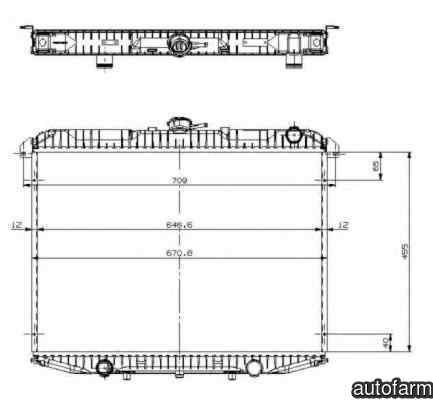 Radiator apa racire motor NISSAN TERRANO II R20 NRF 509533