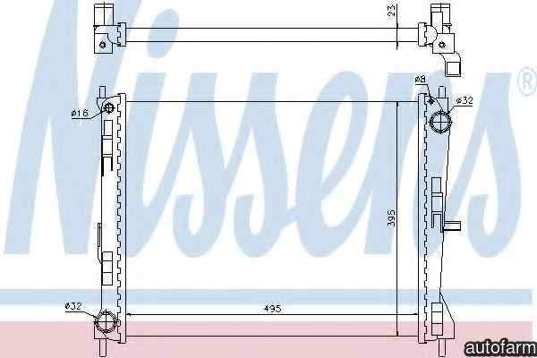 Radiator apa racire motor RENAULT CLIO III (BR0/1,