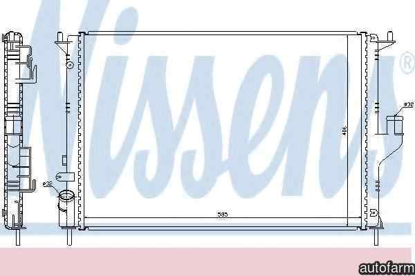 Radiator apa racire motor RENAULT DUSTER NISSENS 637612