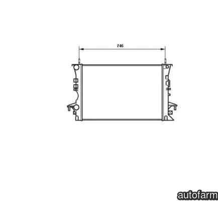 Radiator apa racire motor RENAULT ESPACE IV JK0/1 NRF 58318