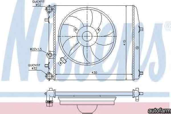 Radiator apa racire motor SKODA RAPID Spaceback (N