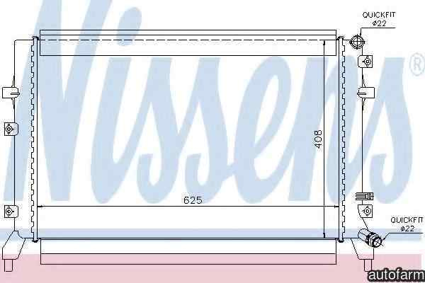 Radiator apa racire motor SKODA SUPERB (3T4) NISSE