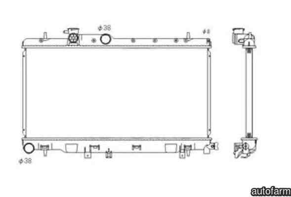 Radiator apa racire motor SUBARU IMPREZA limuzina 