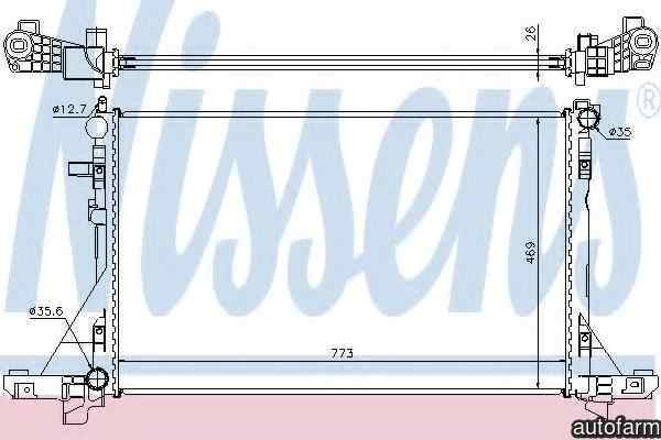 Radiator apa racire motor VAUXHALL MOVANO Mk II B 