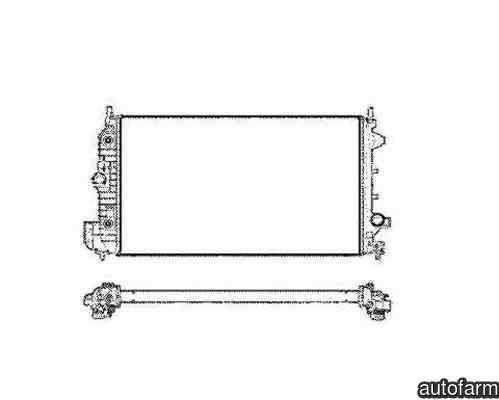 Radiator apa racire motor VAUXHALL VECTRA Mk II C NRF 58205