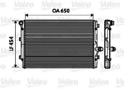 Radiator apa racire motor VW PASSAT CC 357 VALEO 7