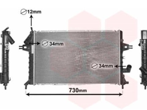 Radiator Apa Racire Opel Astra G 1.7 dti Y17DT