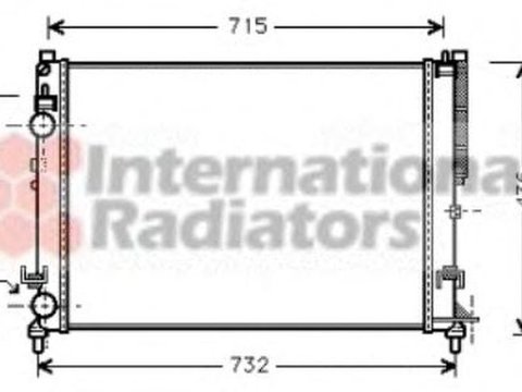 Radiator apa RENAULT ESPACE III JE0 VAN WEZEL 43002259