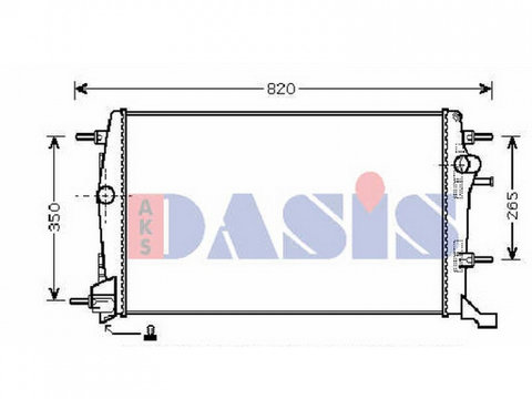 RADIATOR APA RENAULT MEGANE 2009->2012 Radiator apa pentru 1,6 - 2,0 DCi cu/fara aer conditionat 65x43x34 PIESA NOUA ANI 2009 2010 2011 2012