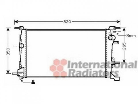 RADIATOR APA RENAULT MEGANE 2009->2014 Radiator apa pentru 1,2 - 1,4 benzina - 1,5DCi cu/fara aer conditionat 62,5x38x PIESA NOUA ANI 2009 2010 2011 2012 2013 2014