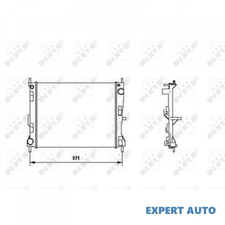 Radiator apa Renault MODUS / GRAND MODUS (F/JP0_) 2004-2016 #3 120091