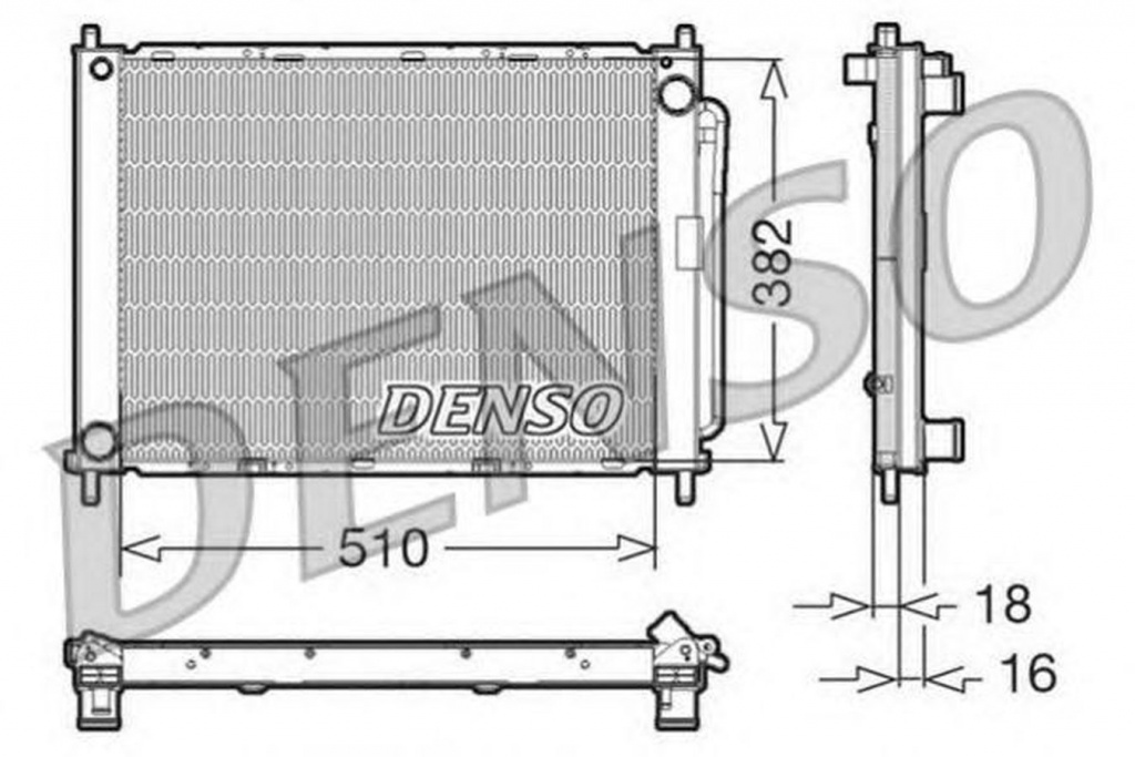 Radiator apa RENAULT MODUS GRAND MODUS F JP0 DENSO DRM23100