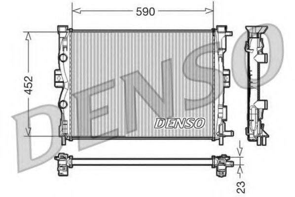 Radiator apa RENAULT SCÉNIC II (JM0/1_) (2003 - 2016) QWP WRA240