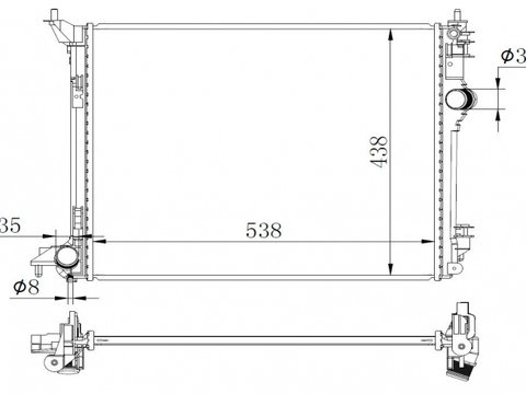 Radiator Apa Renault Talisman 59270