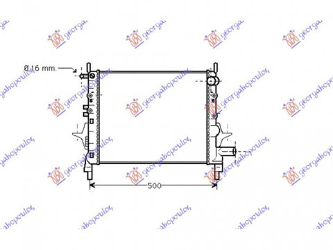 Radiator Apa - Renault Twingo 2000 , 7701045211