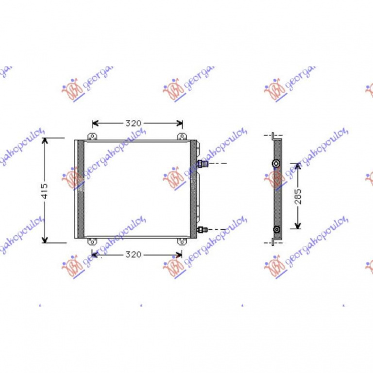 Radiator Apa - Renault Twingo 2000 , 7701045212