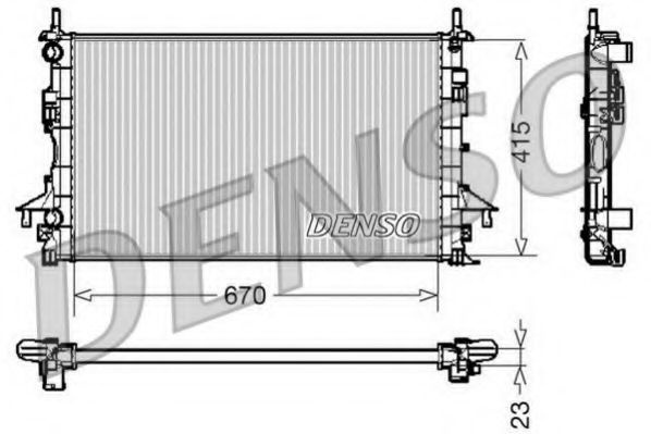 Radiator apa RENAULT VEL SATIS (BJ0_) (2002 - 2016) QWP WRA190