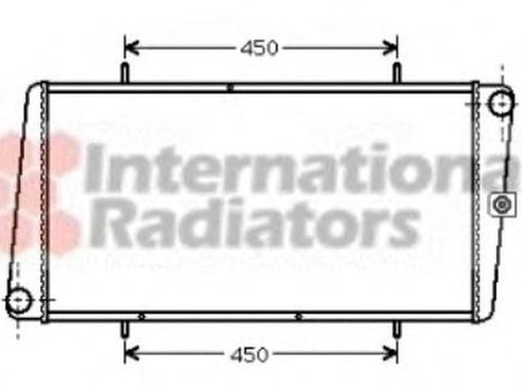 Radiator apa ROVER MONTEGO Estate XE VAN WEZEL 02002025