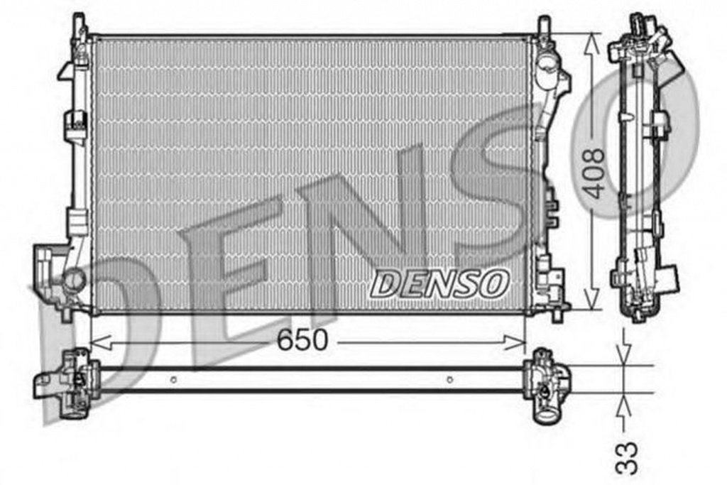 Radiator apa SAAB 9-3 YS3F DENSO DRM20087