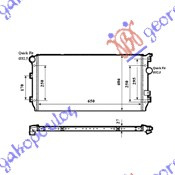 Radiator apa SEAT Alhambra 10- VW SHARAN 10- VW TIGUAN 07-11 VW TIGUAN 11-16 cod 5N0121253H