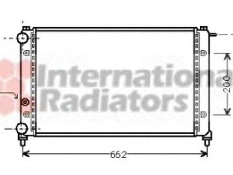 Radiator apa SEAT IBIZA I 021A VAN WEZEL 49002008