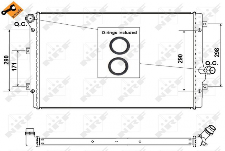 Radiator Apa Seat Leon 2 1P 2005 2006 20