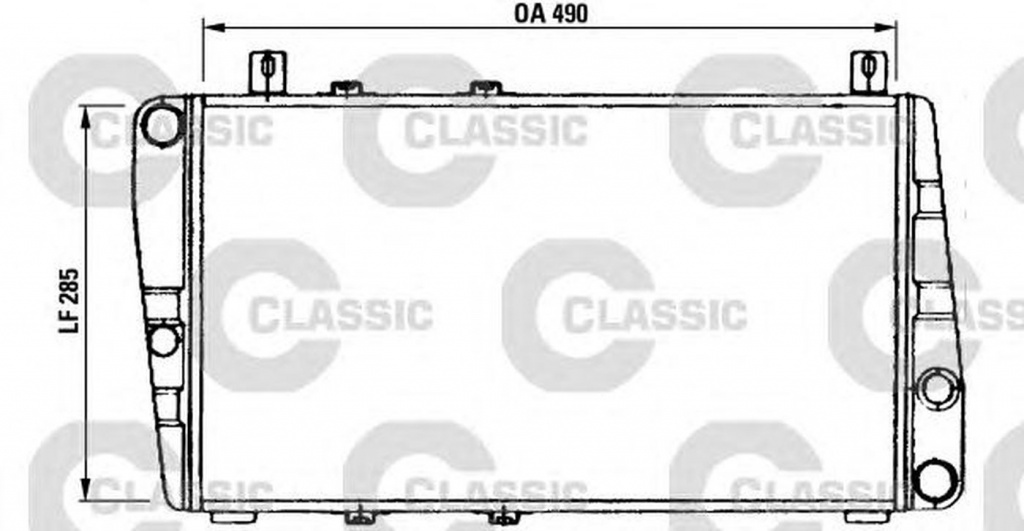Radiator apa SKODA FELICIA I 6U1 VALEO 230375