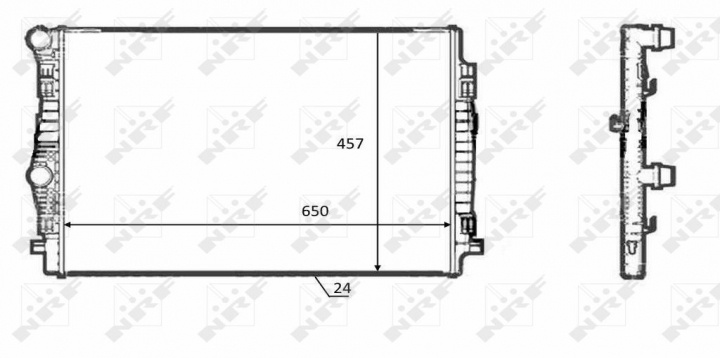 Radiator Apa Skoda Kodiaq 1 2017 2018 2019 2020 Crossover 1.4 TSI DSG (150 hp) 58392 11-601-547