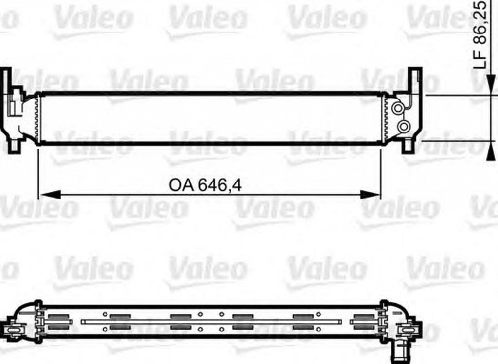 Radiator apa SKODA RAPID NH3 VALEO 735310