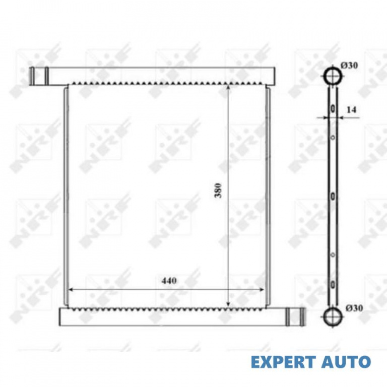 Radiator apa Smart FORTWO cupe (451) 2007-2016 #8 134003O