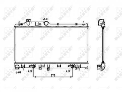 Radiator apa Subaru LEGACY IV combi (BL, BP, B13_) 2003-2016 #2 45111AG000