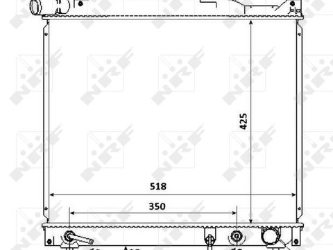 Radiator Apa Suzuki Grand Vitara 1 1998 1999 2000 2001 2002 2003 2004 2005 Crossover 2-usi 53912