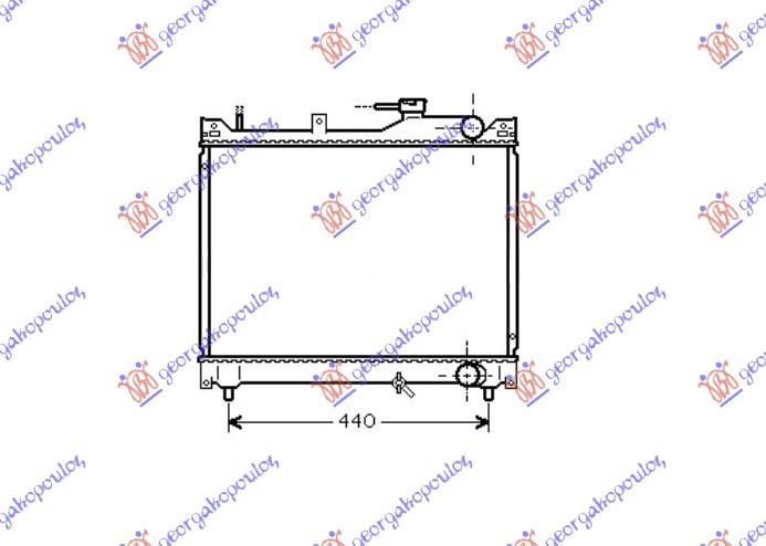 Radiator Apa - Suzuki Grand Vitara 1999 , 17700-66d01