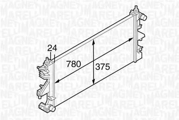 Radiator apa SUZUKI WAGON R (2003 - 2005) MAGNETI 