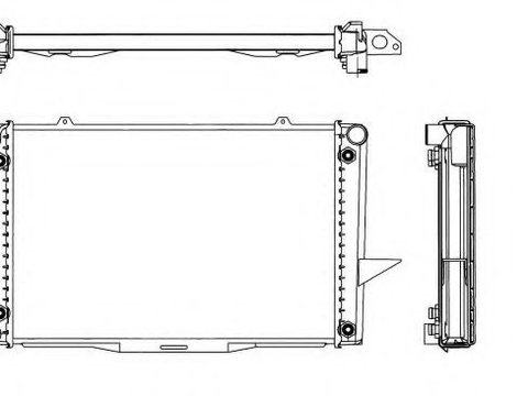 Radiator apa VOLVO 850 combi (LW) (1992 - 1997) NRF 539509