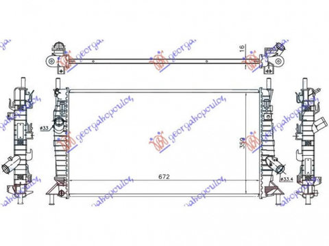 Radiator Apa - Volvo C30 2007 , 1354177